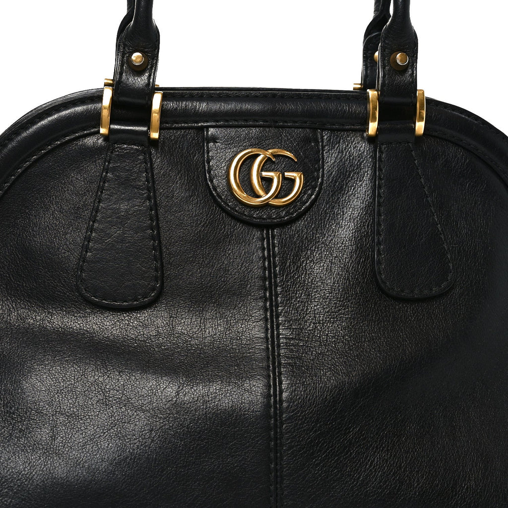 Calfskin Large Re(Belle) Top Handle Bag Black