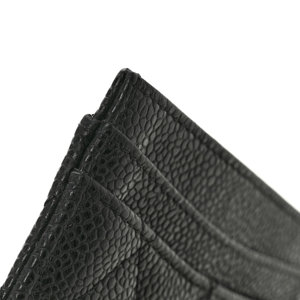 Caviar Quilted  Holder Black