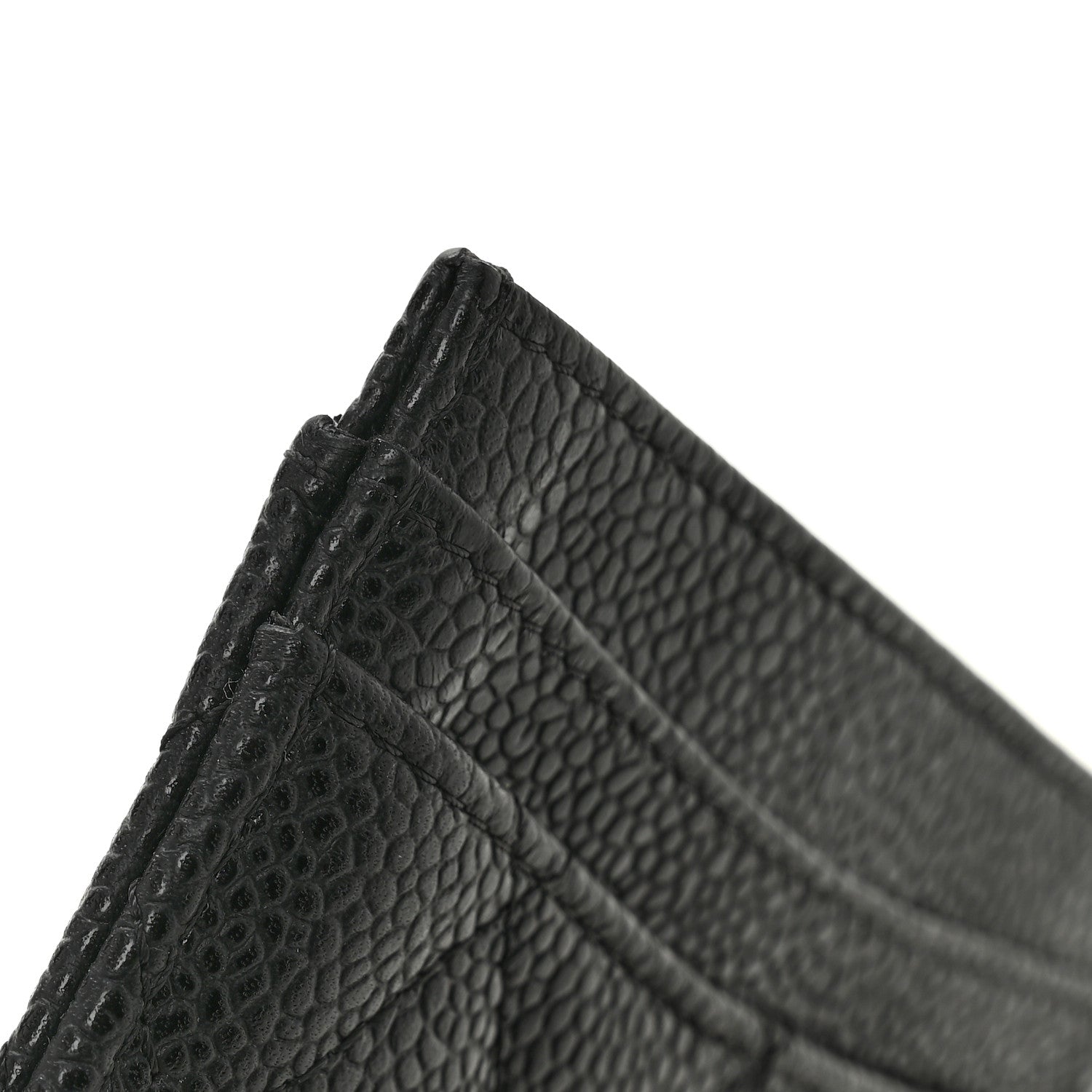 Caviar Quilted  Holder Black
