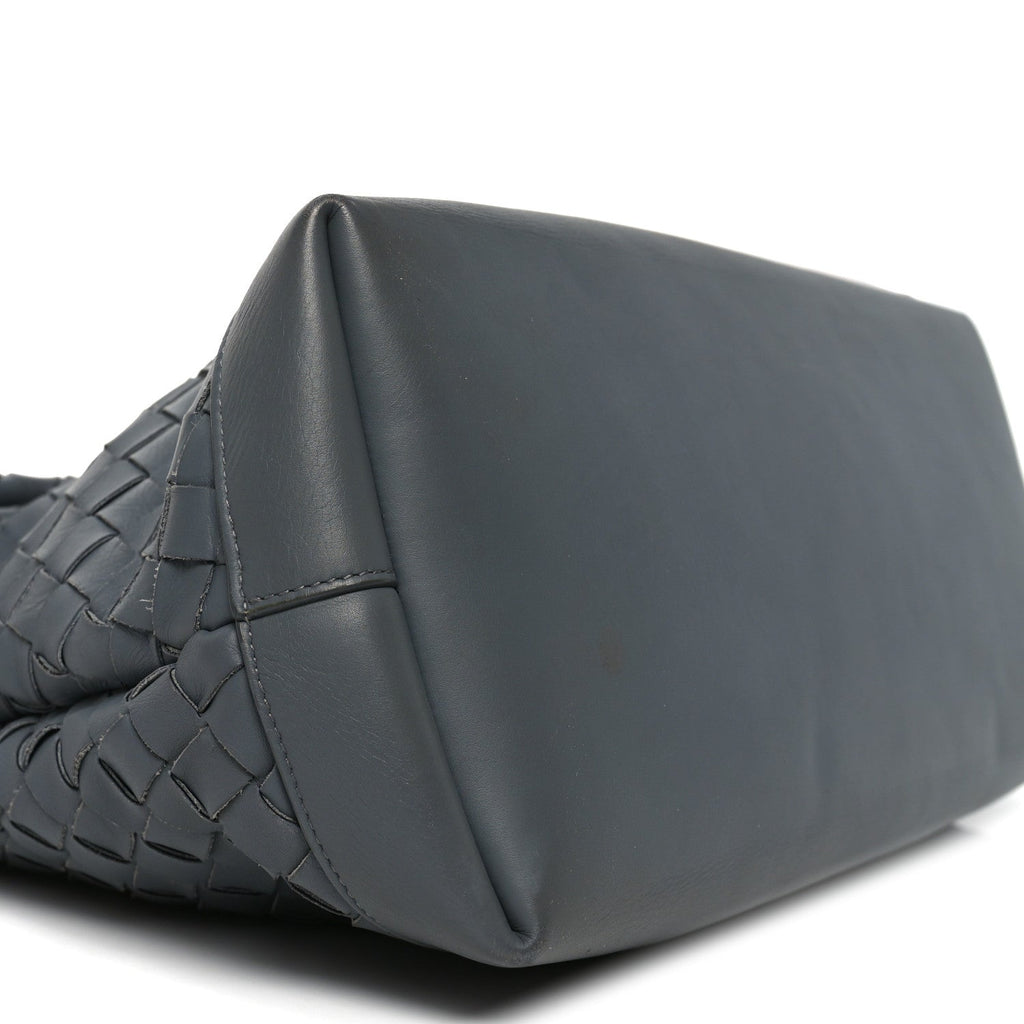 Nappa Intrecciato Large Fold Crossbody Messenger Thunder