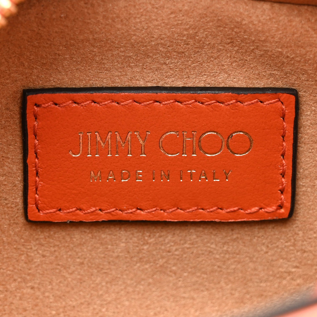 Calfskin Micro Hale Crossbody Amber Orange