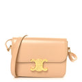 Shiny Calfskin Teen Triomphe Oat Beige