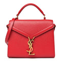 Grain de Poudre Mini Classic Monogram Cassandra Top Handle Red