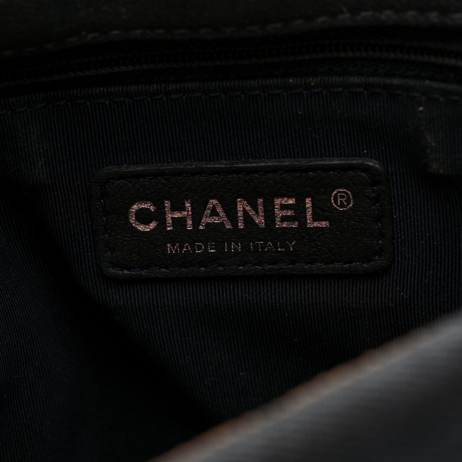 Denim Pleated Denim Turtle Flap Dark Blue