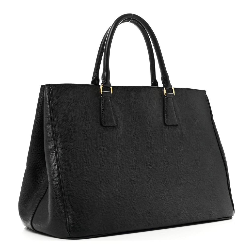 Saffiano Lux Large Tote Black