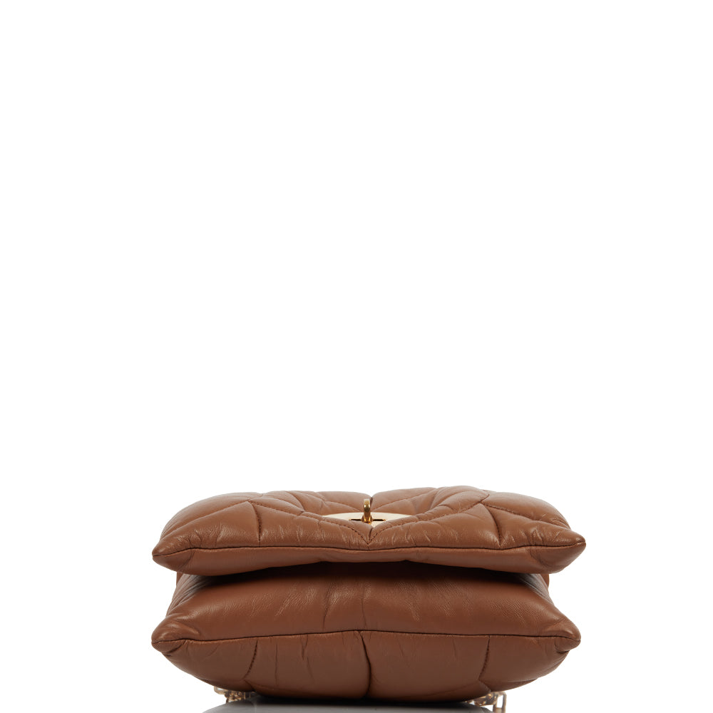 Mulberry Shoulder Bag Little Softie in Oak, Leather
