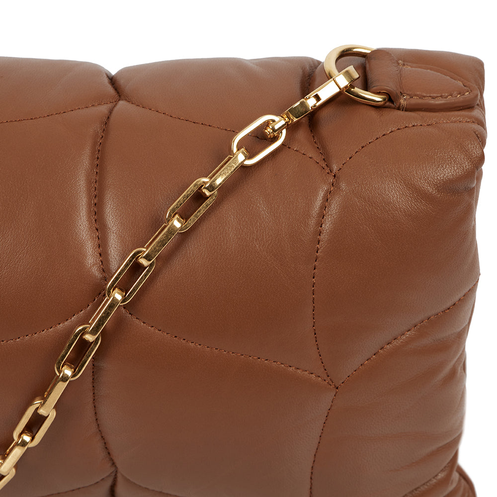 Mulberry Shoulder Bag Little Softie in Oak, Leather
