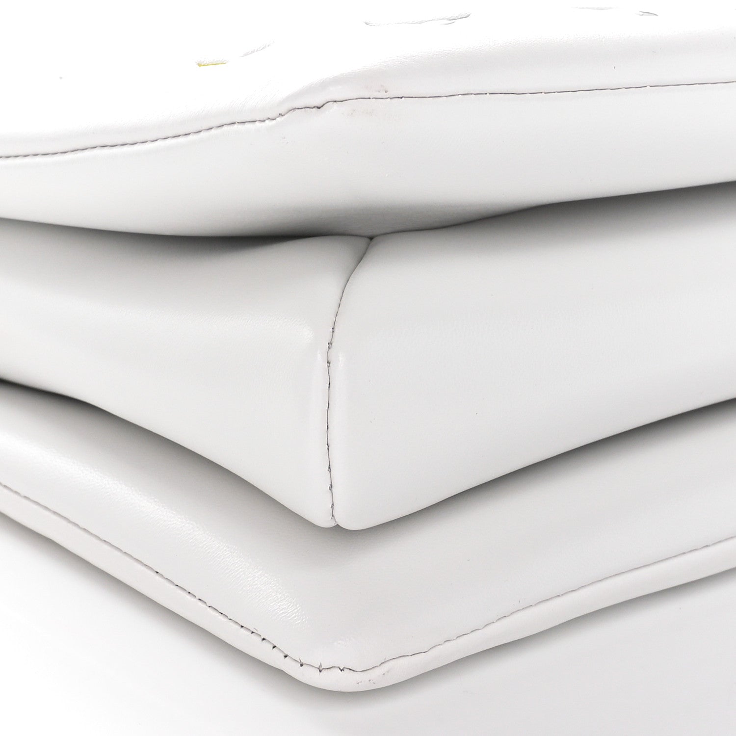 LV x TM Lambskin Embossed Monogram Coussin PM White Multicolor