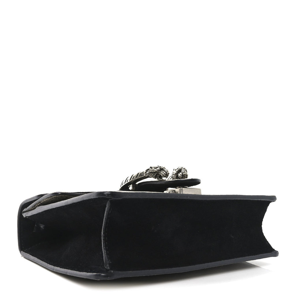 GG Supreme Monogram Mini Dionysus Shoulder Bag Black