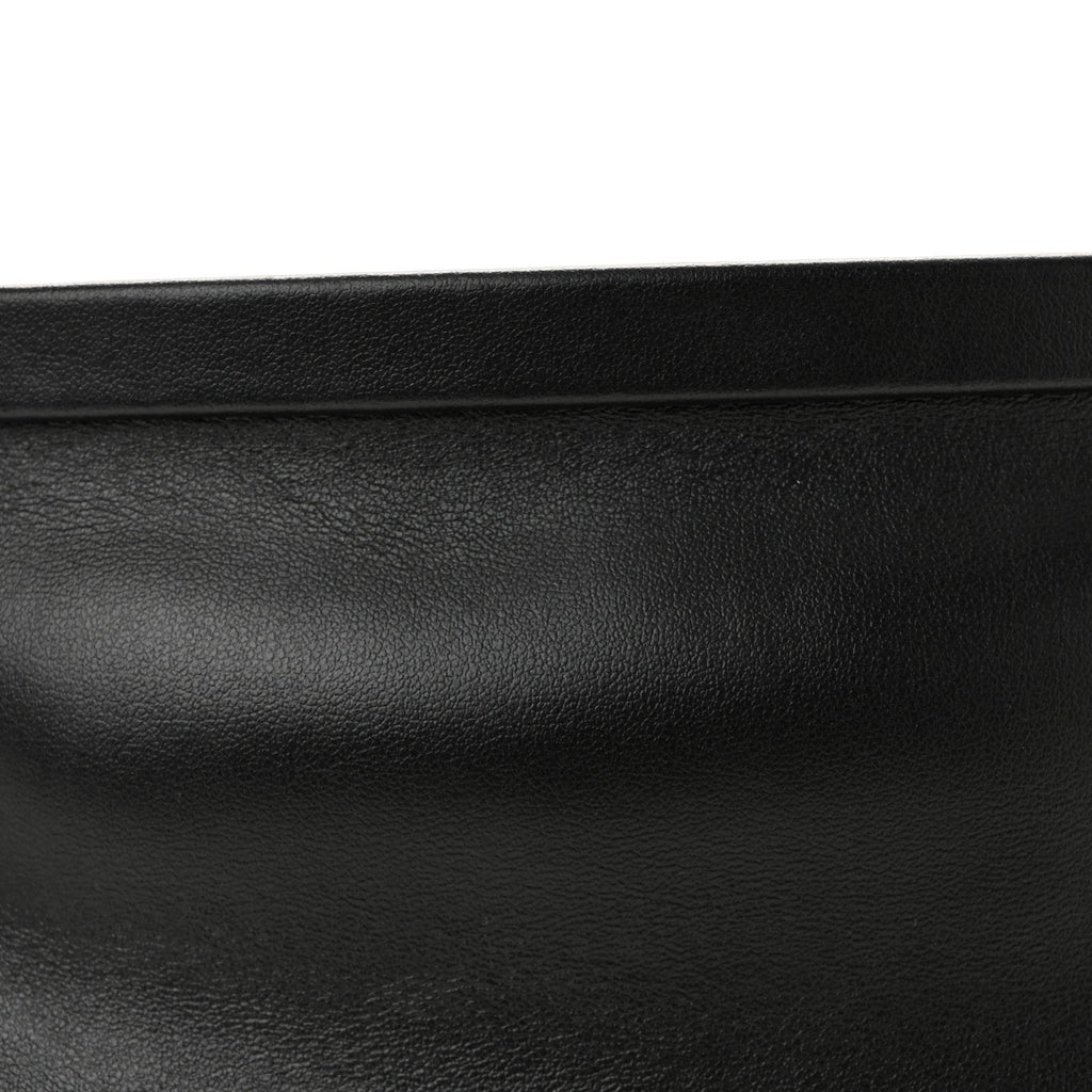 Calfskin Small Le  East West Bag Black