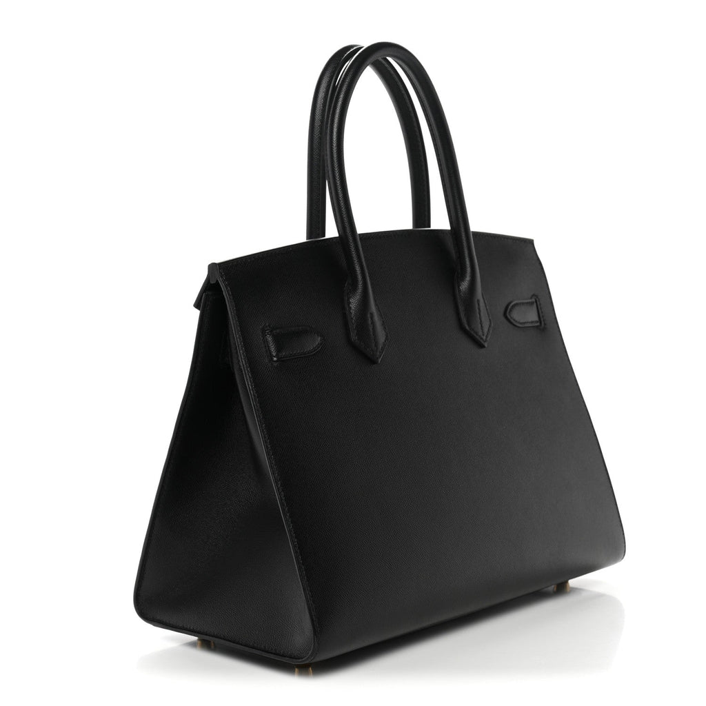 Madame Calfskin Birkin Sellier 30 Black