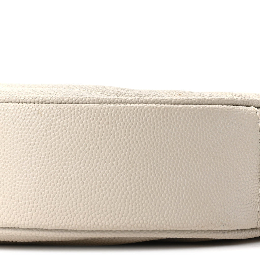 Grain De Poudre Matelasse Chevron Quilted Round Vinyle Camera Bag Crema Soft