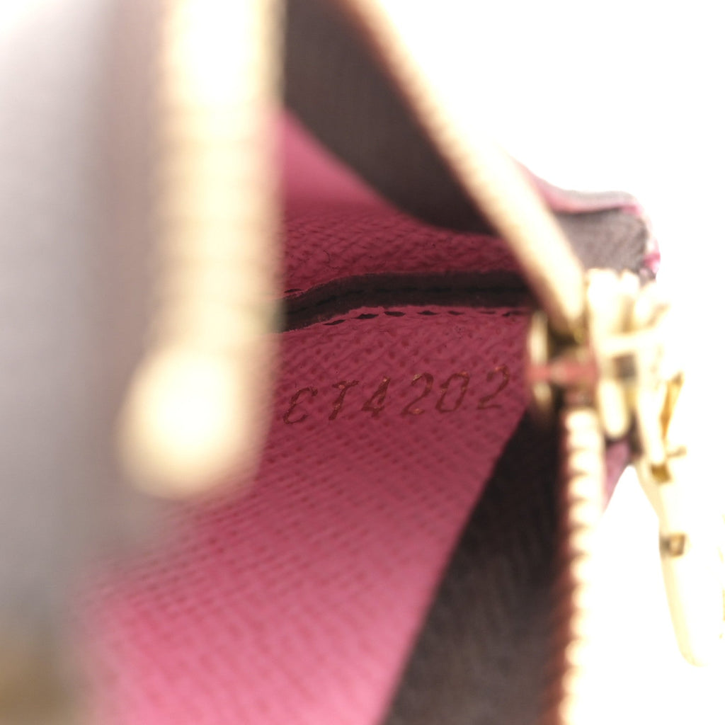 Monogram 2022 Christmas Animation Paris Key Pouch Pink
