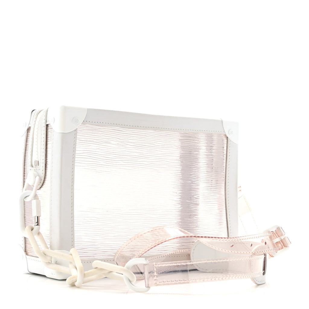 Calfskin PVC Epi Plage Soft Trunk Optic White