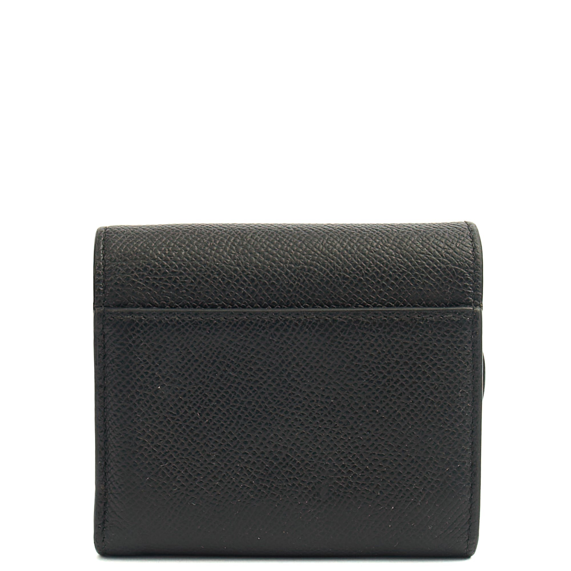 Christian Dior Wallet Saddle Coin Purse in Black, Calfskin