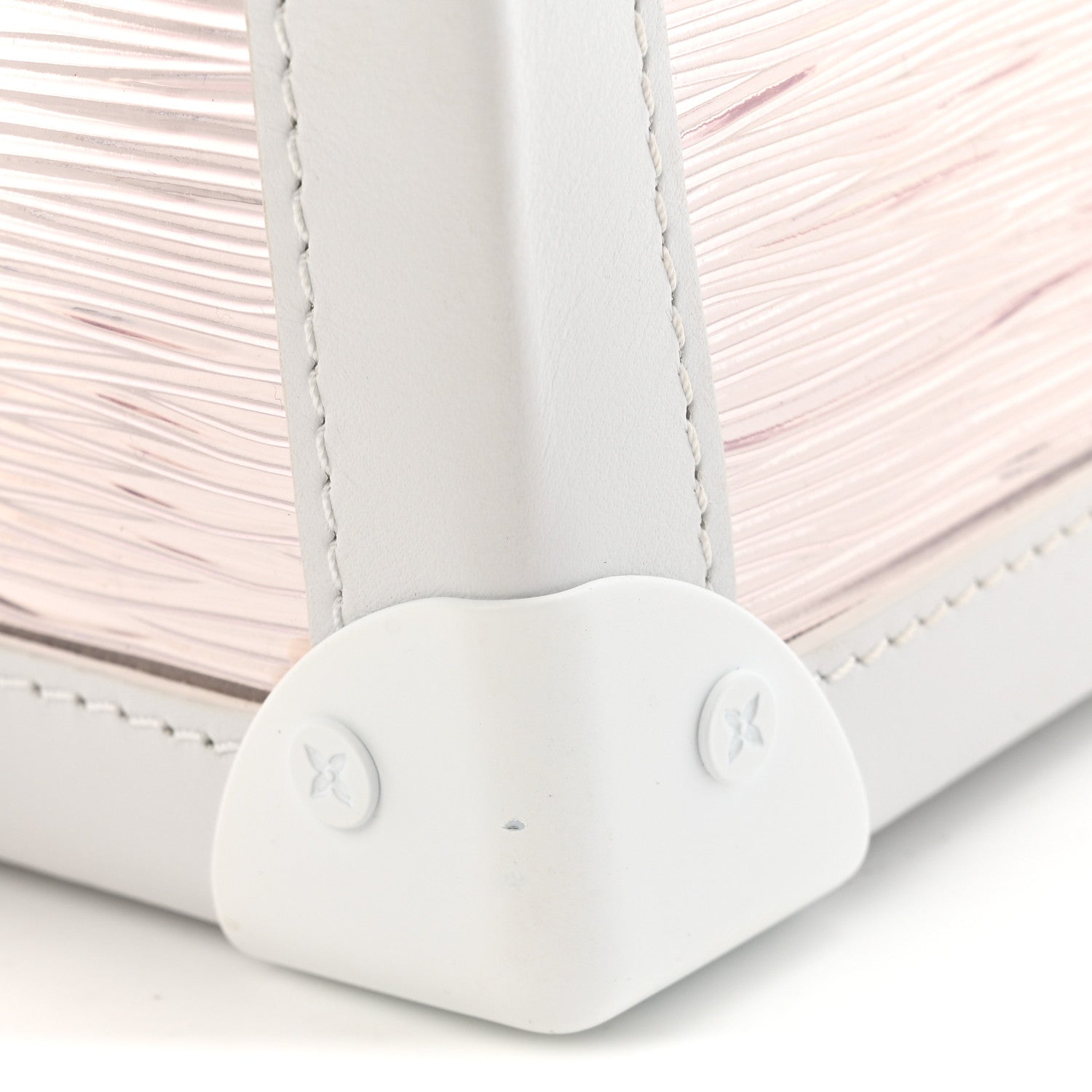 Calfskin PVC Epi Plage Soft Trunk Optic White