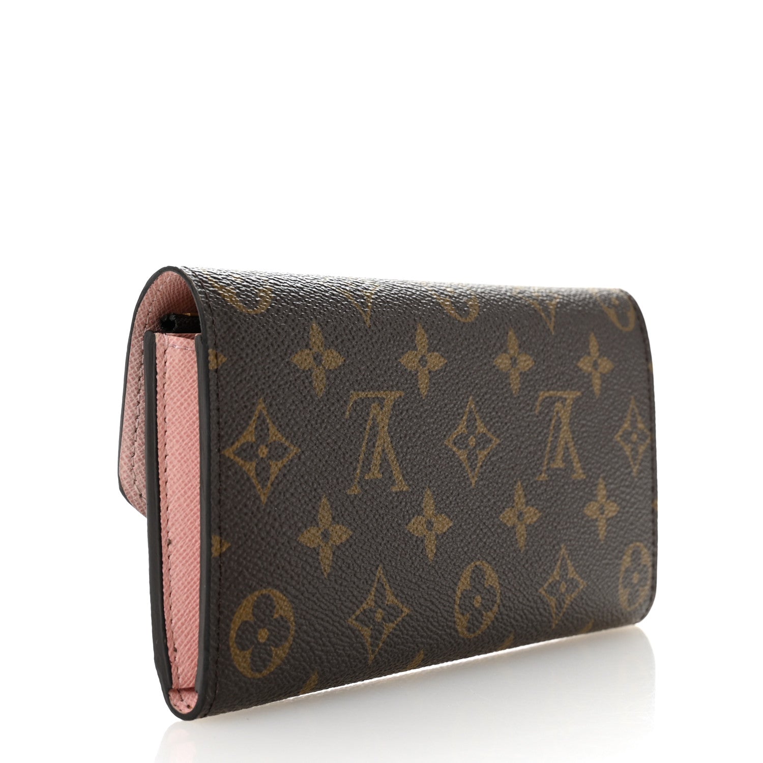 Monogram Emilie Wallet Rose Ballerine