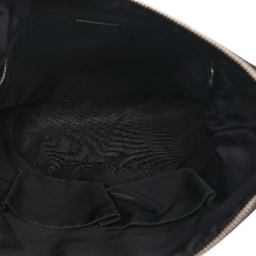 Techno Canvas Web Messenger Bag Black