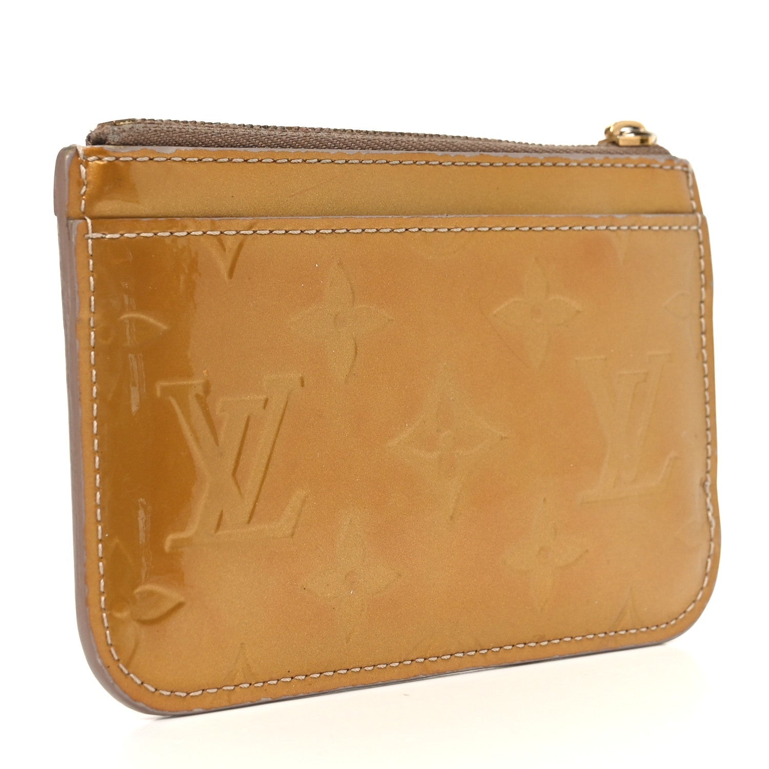 Vernis Key Pouch Beige Poudre