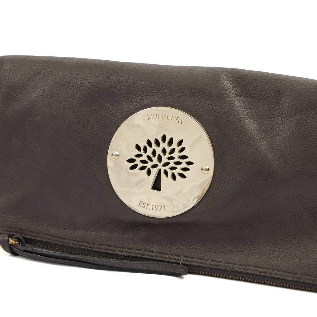 Mulberry Clutch Daria Clutch in Grey, Leather