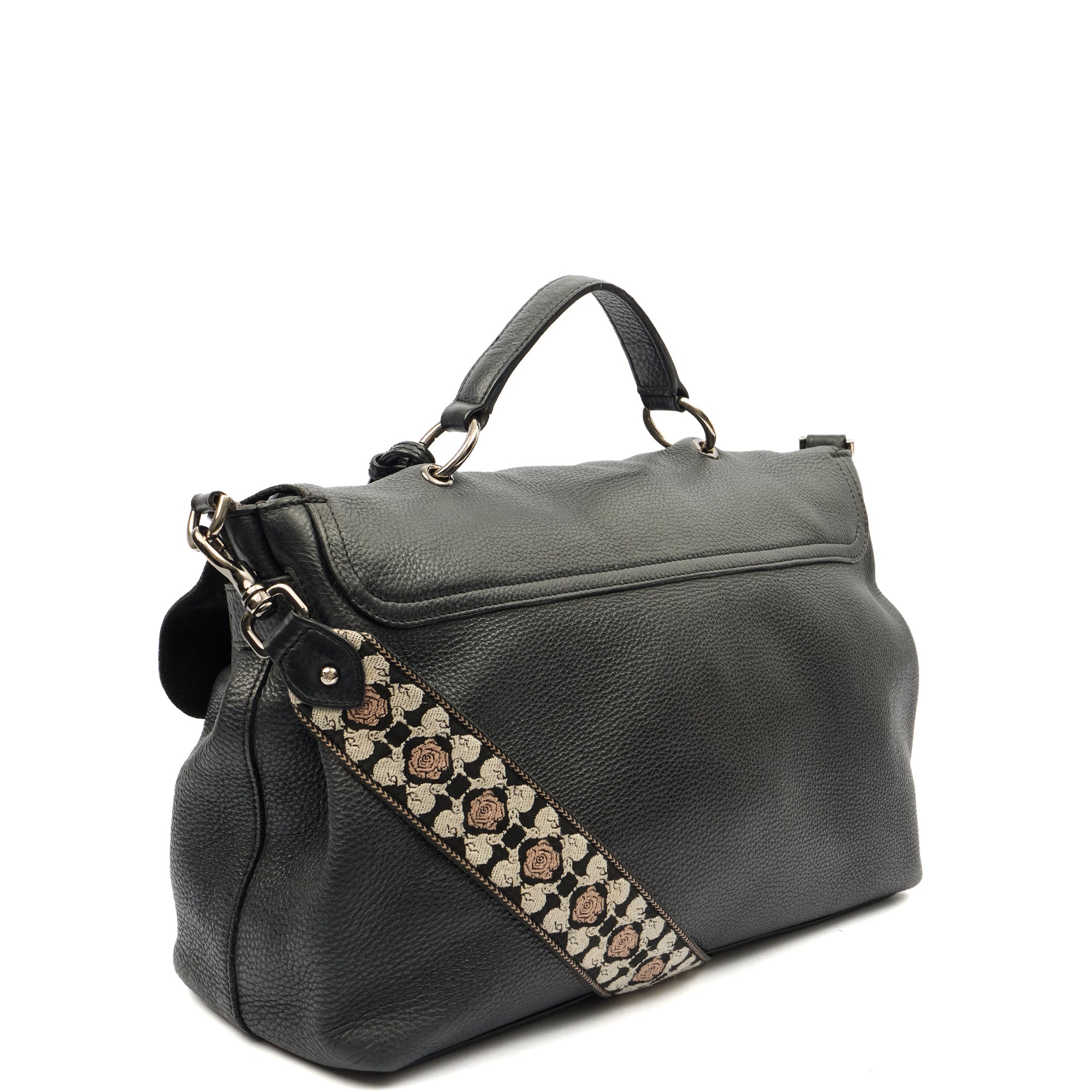 Mulberry Cross Body Edie in Navy, Calfskin Leather