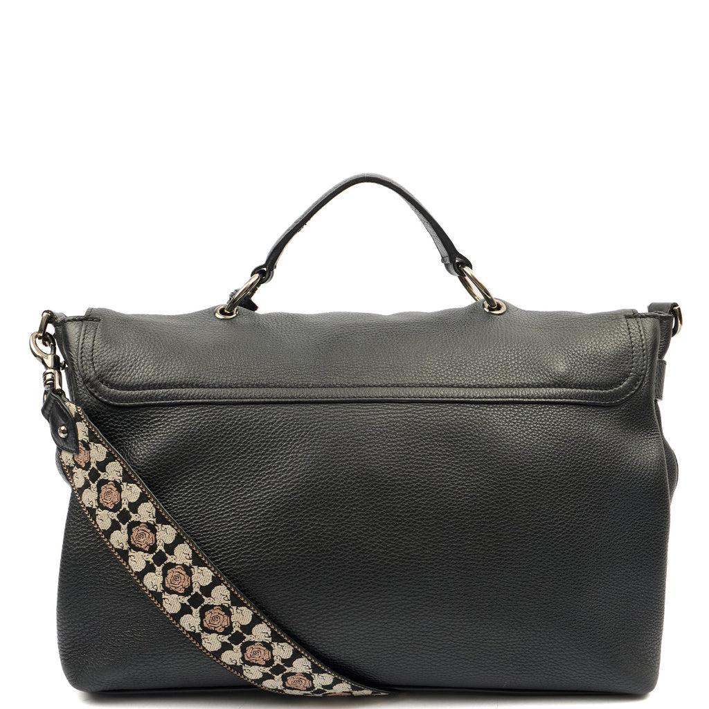 Mulberry Cross Body Edie in Navy, Calfskin Leather