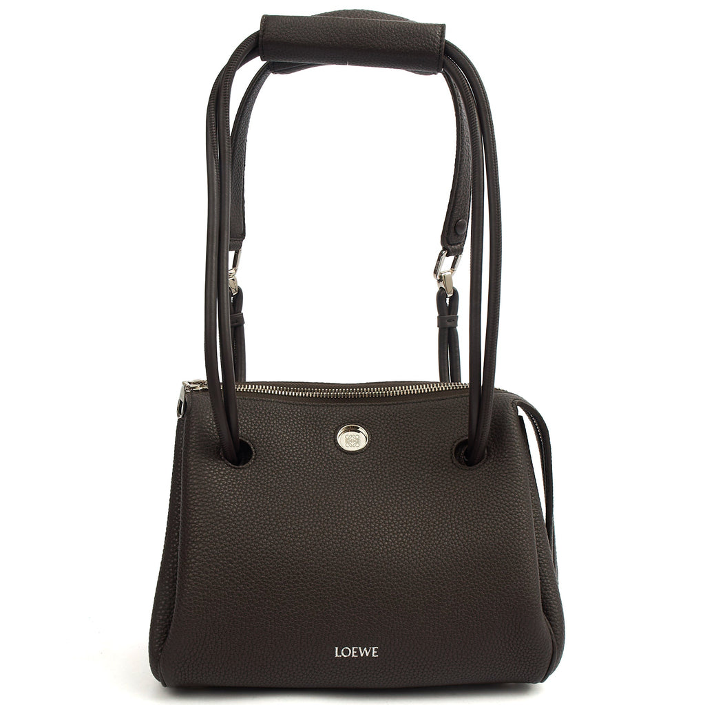 Loewe Shoulder Bag Madrid - Small in Dark Ebony, Leather