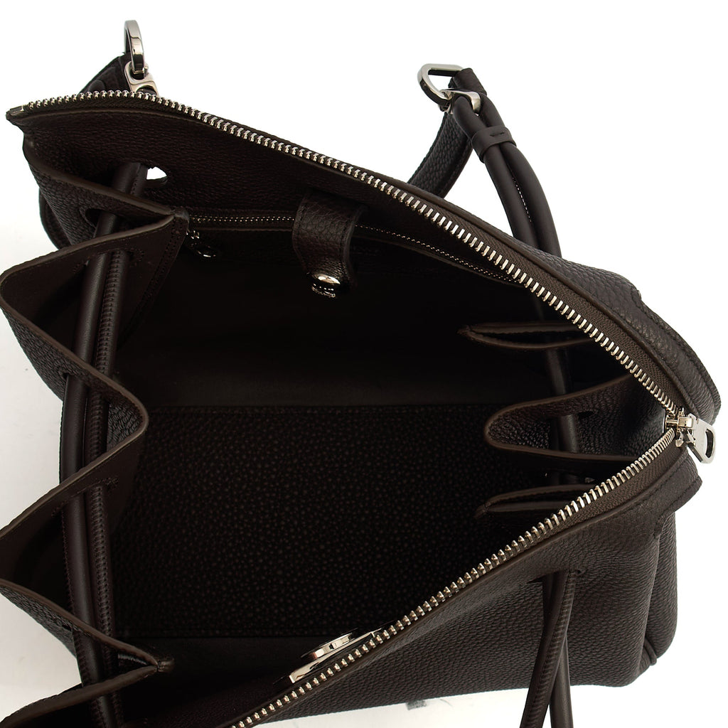 Loewe Shoulder Bag Madrid - Small in Dark Ebony, Leather