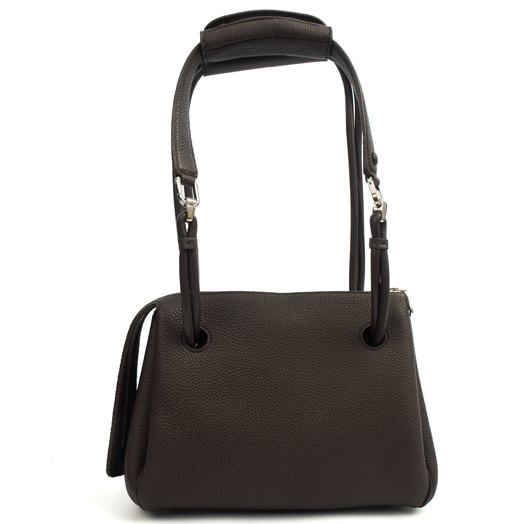 Loewe Shoulder Bag Madrid - Small in Dark Ebony, Leather