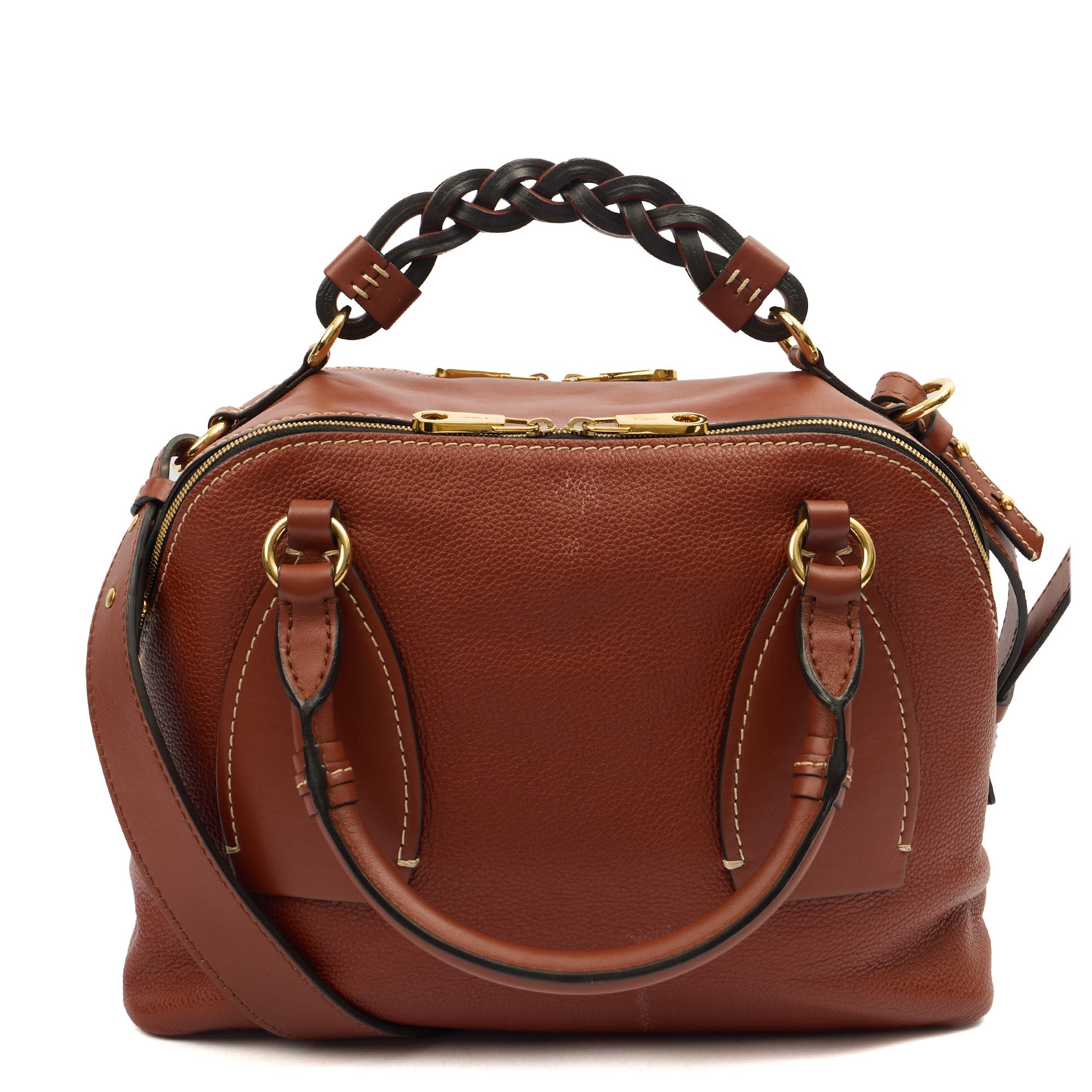 Chloe Tote Daria - Medium in Brown, Leather