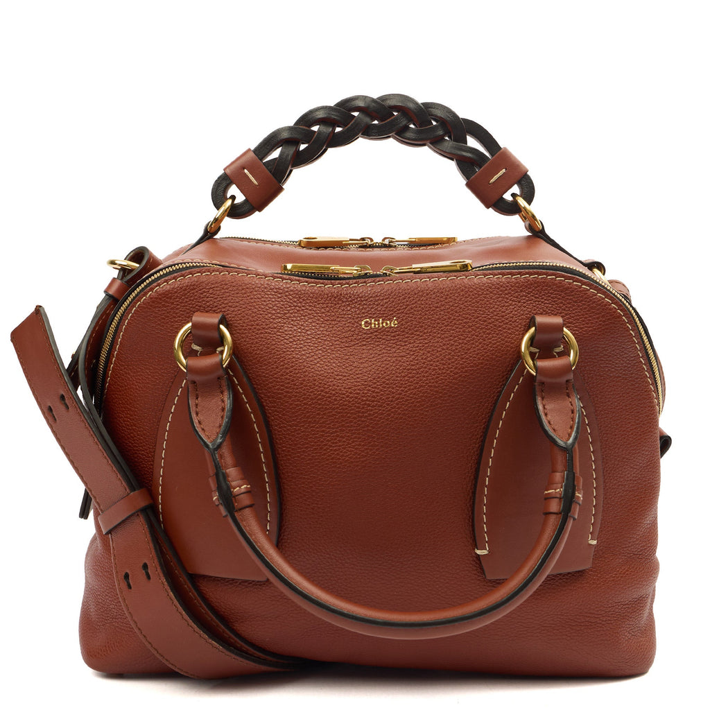 Chloe Tote Daria - Medium in Brown, Leather