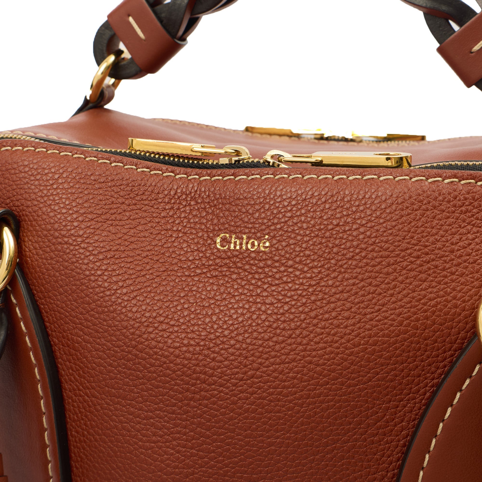 Chloe Tote Daria - Medium in Brown, Leather