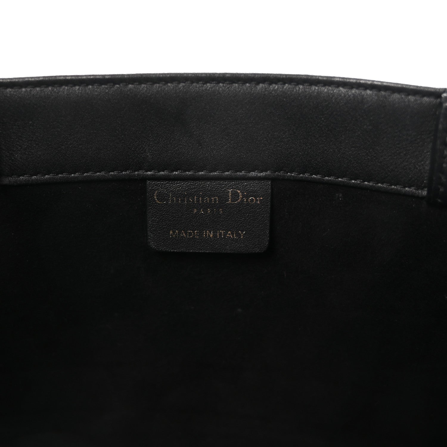 Calfskin Embossed Medium Book Tote Black