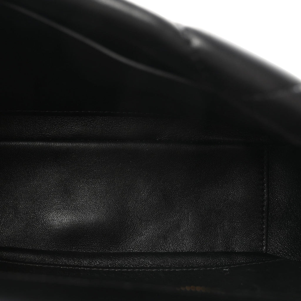 Nappa Large Roman Stud Shoulder Bag Black