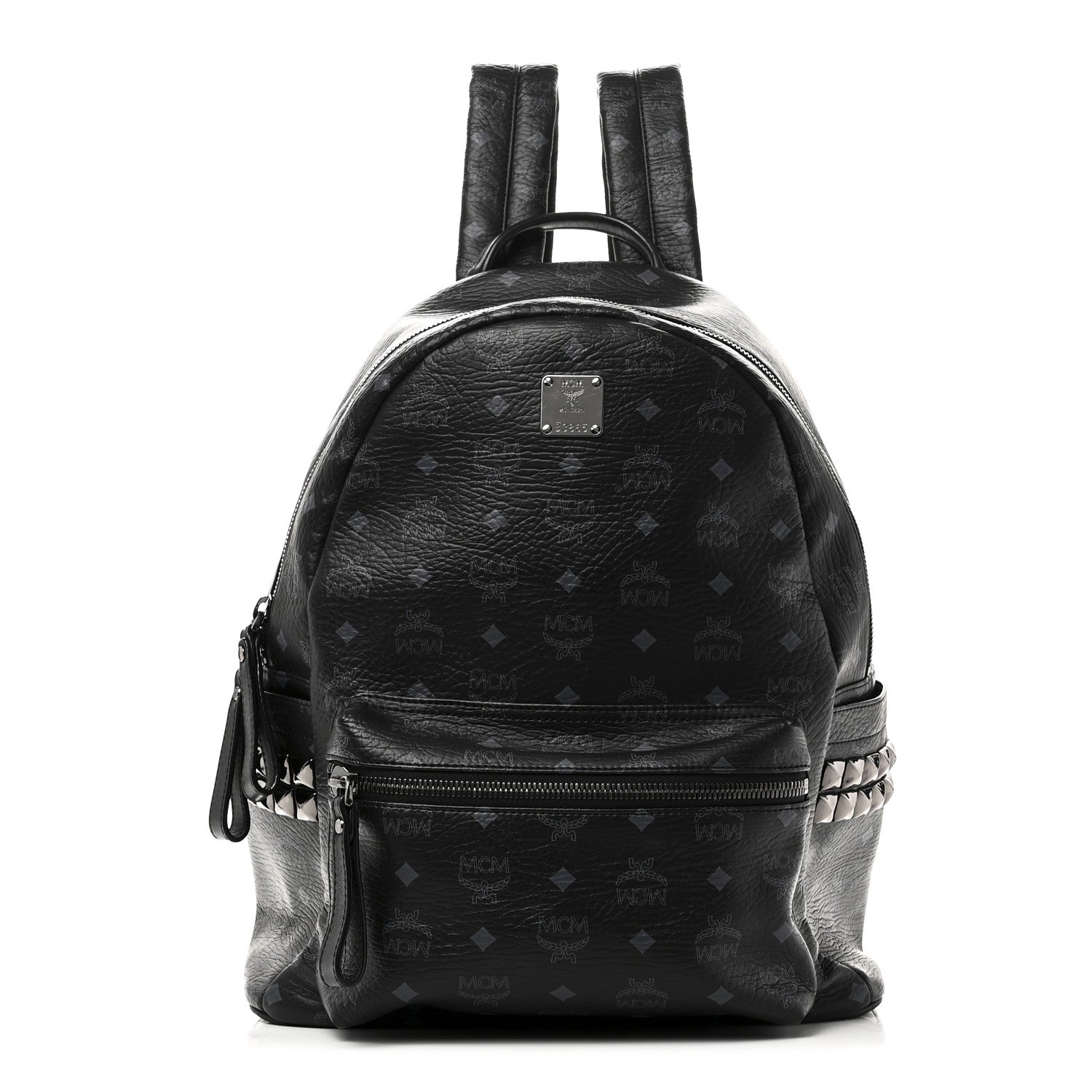 Visetos Medium Side Studs Stark Backpack Black