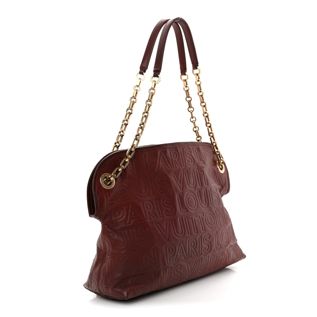 Monogram Paris Souple Whisper PM Burgundy