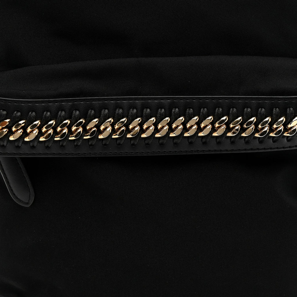 Nylon Eco Alter Nappa Mini Falabella GO Backpack Black