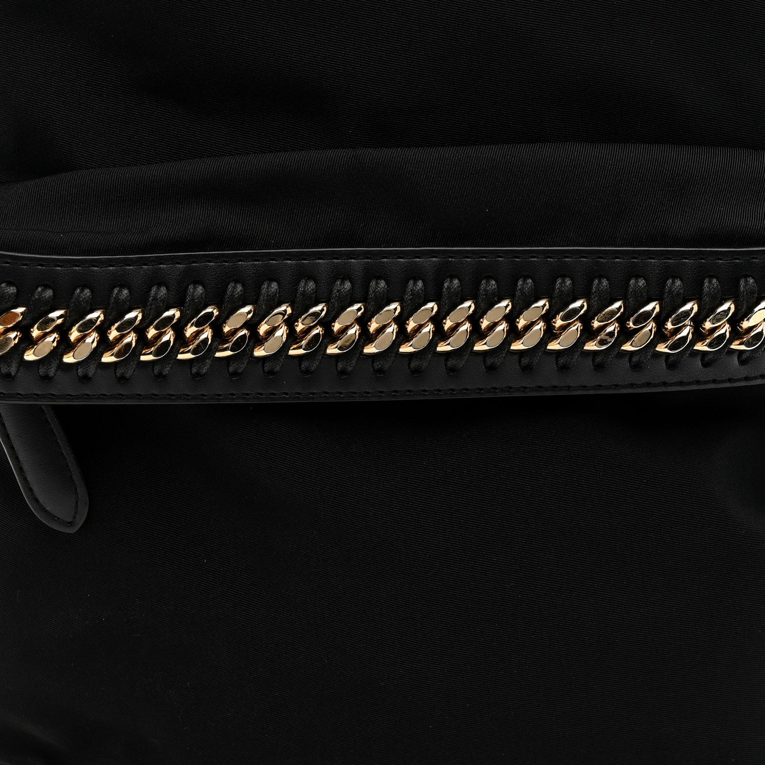 Nylon Eco Alter Nappa Mini Falabella GO Backpack Black