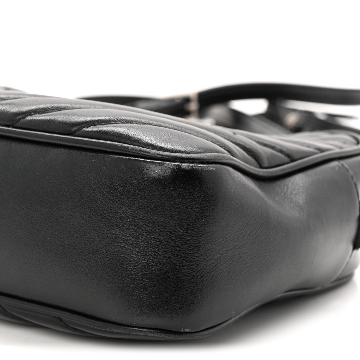 Calfskin Matelasse Monogram Lou Camera Bag Black