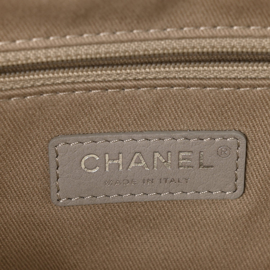 Canvas Deauville Small Bowling Bag Grey