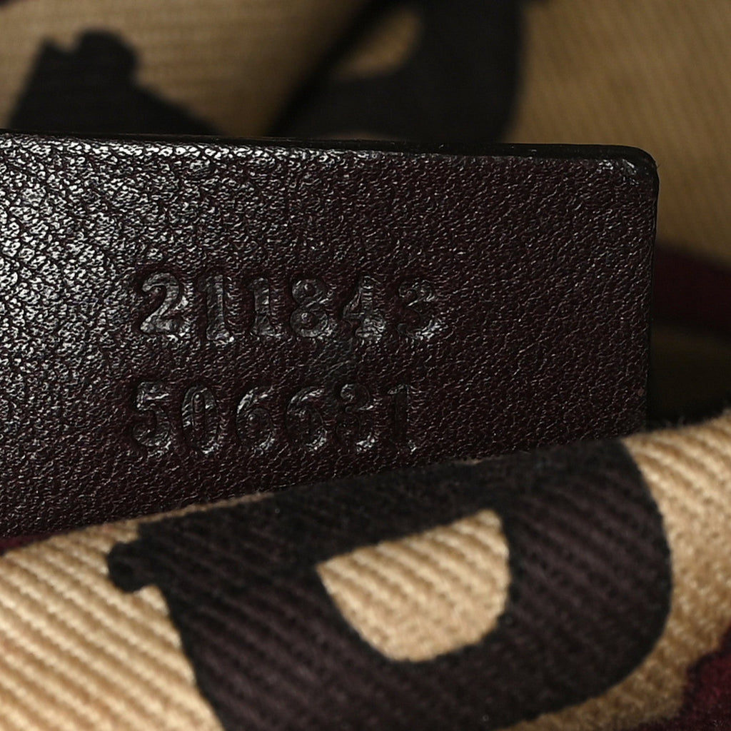 Guccissima Medium Hysteria Tote Brown