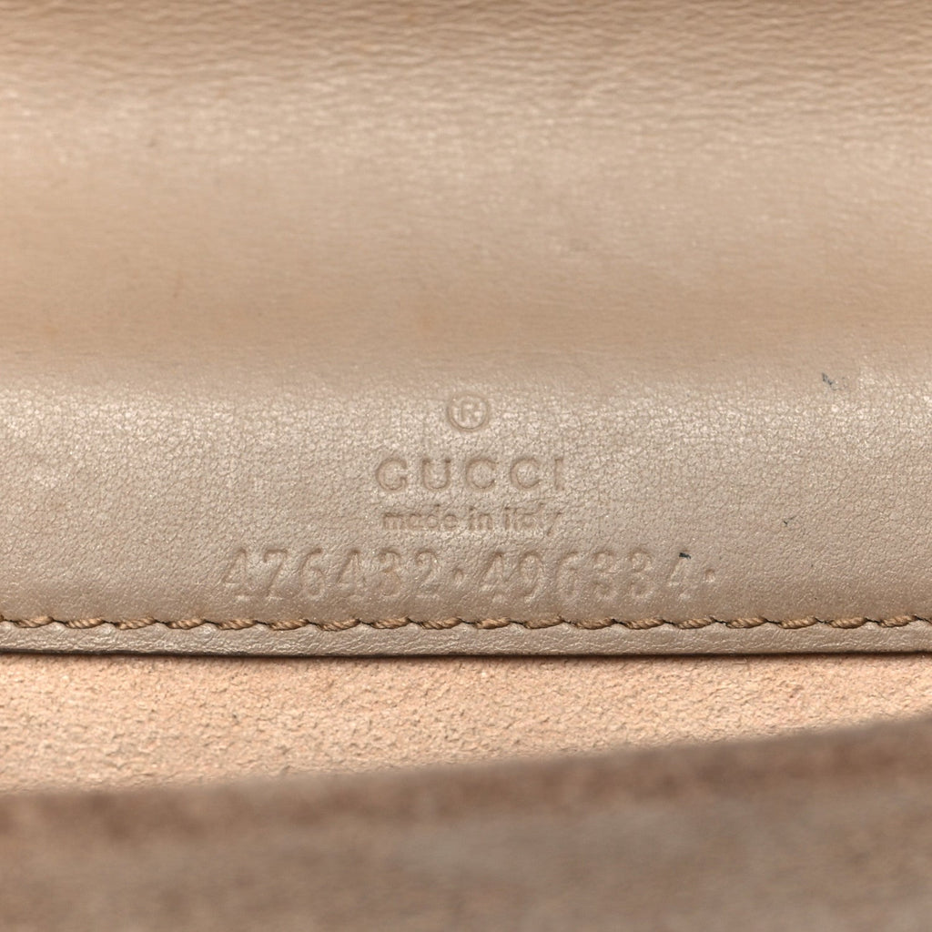 GG Supreme Monogram Super Mini Dionysus Shoulder Bag Taupe
