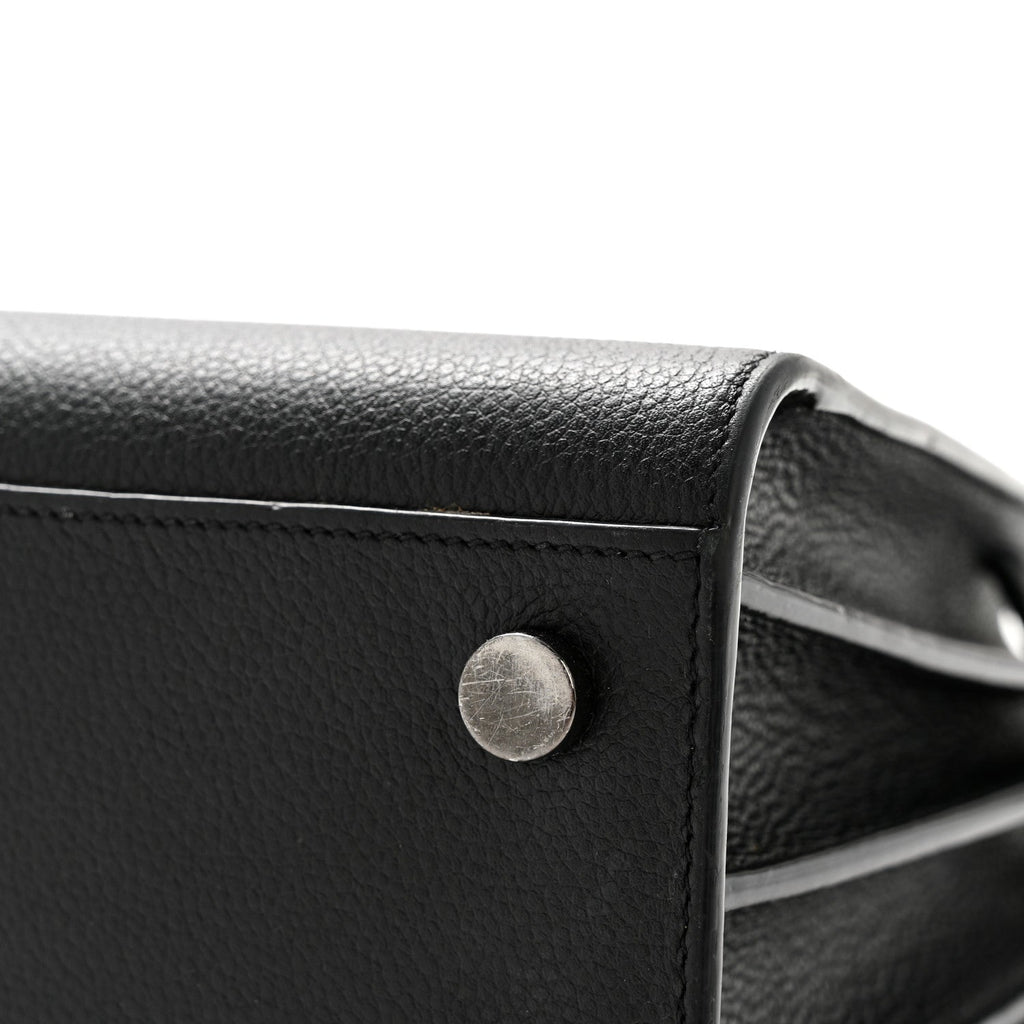 Calfskin Nano Sac De Jour Black