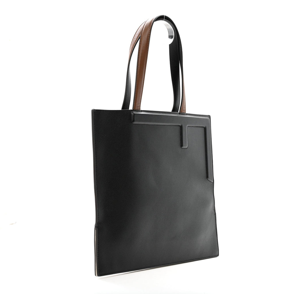Vitello Bellagio Medium Fendi Flip Cognac Black