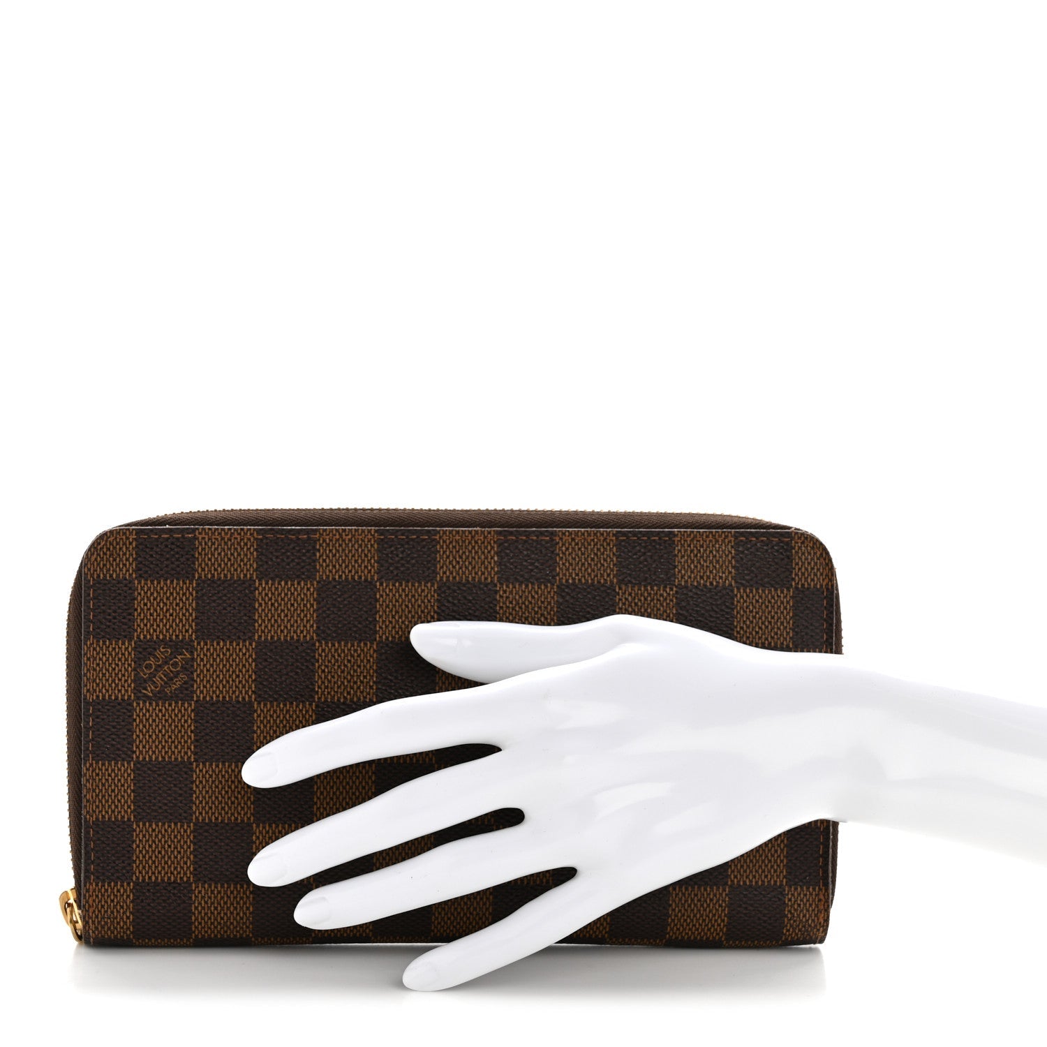 Damier Ebene Zippy Organizer Wallet