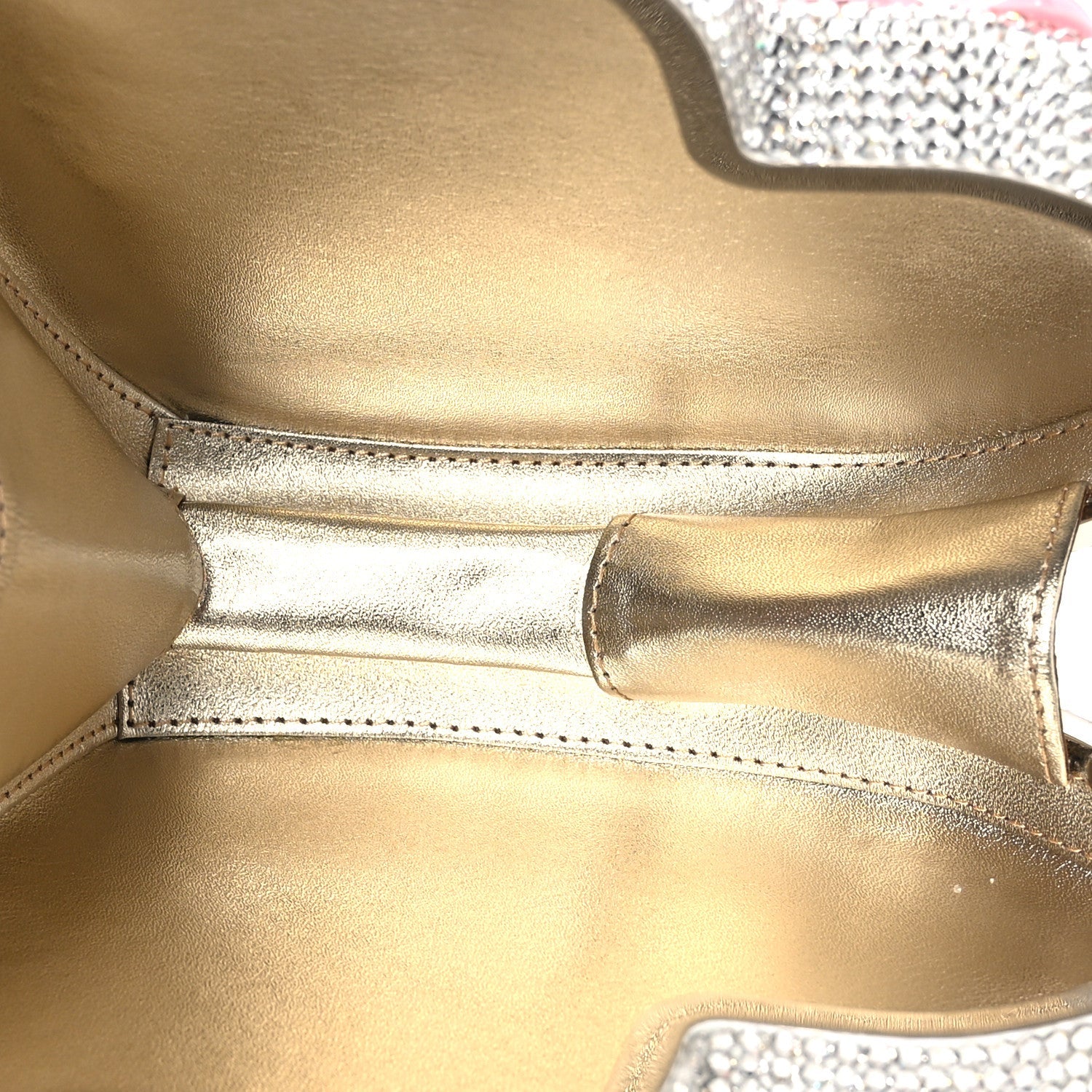Crystal Heart Chocolate Box Clutch