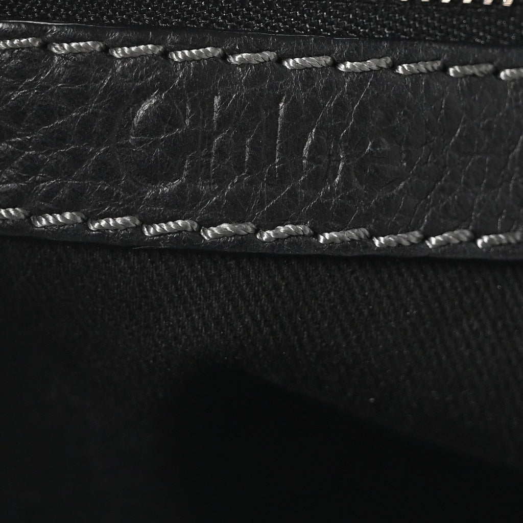 Calfskin Small Paddington Satchel Black
