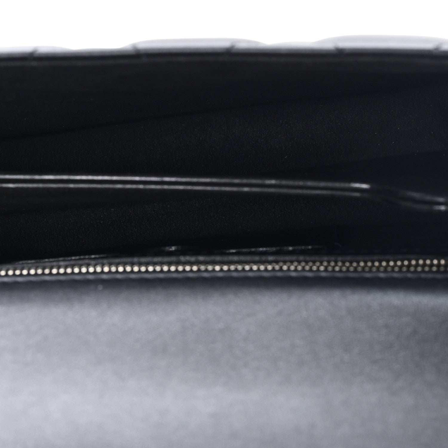 Calfskin Quilted Graffiti Knuckle Shoulder Bag Black