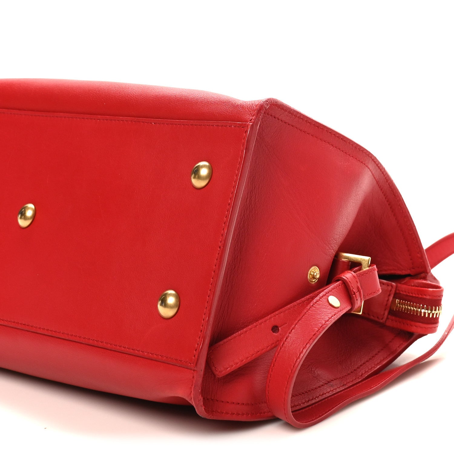 Calfskin Small Classic Y Cabas Red