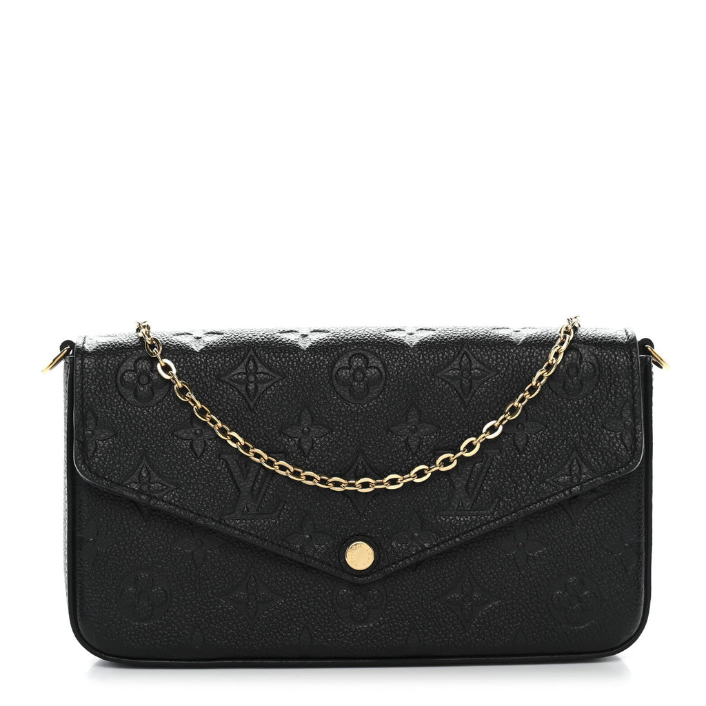 Empreinte Pochette Felicie Chain Wallet Black
